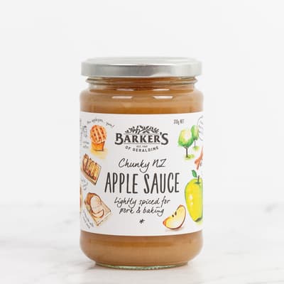 Barkers Nz Apple Sauce 310g
