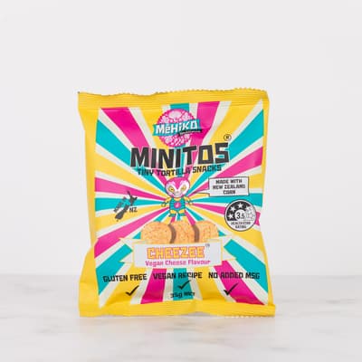 MeHiko Minitos Cheezee Tiny Tortilla Snacks 35g
