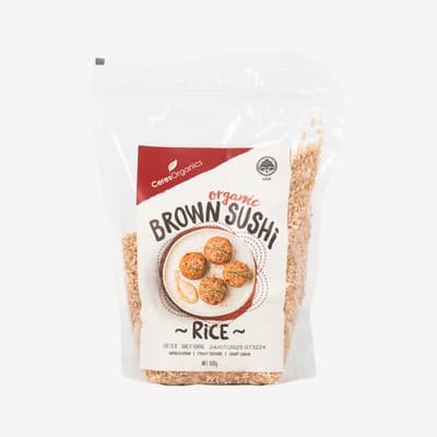 Ceres Organic Brown Sushi Rice 500g