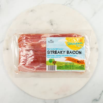 Freedom Farms Streaky Bacon 500g