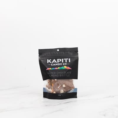 Kapiti Candies Salted Choc/Almond Crunch 150g