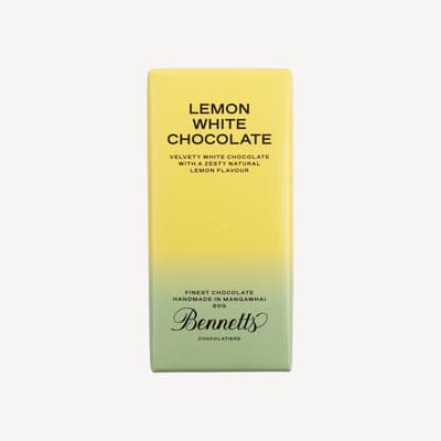 Bennetts Lemon White Chocolate Bar 60g