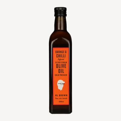 Al Brown Orange And Chilli Infused Ev Olive Oil 500ml
