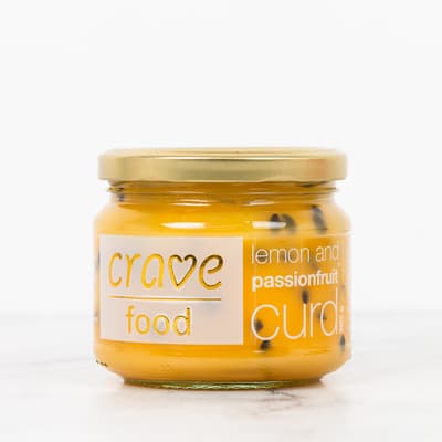 Crave Foods Lemon And Passionfruit Curd 360g
