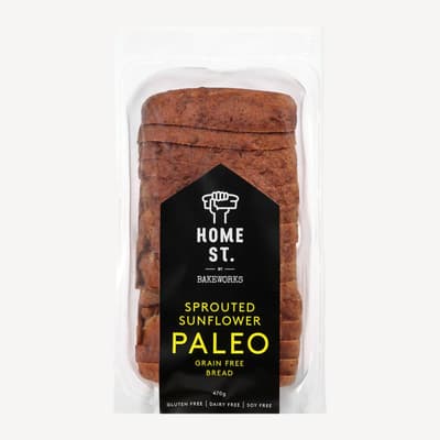 Home St Sprouted Sunflower Paleo Bread 470