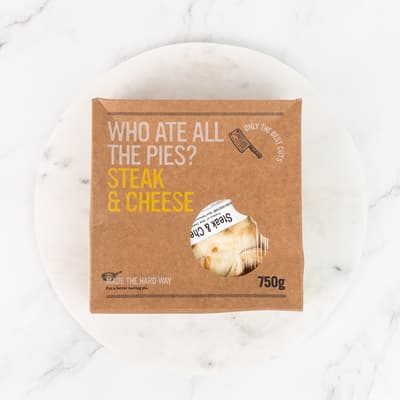 Who Ate All The Pies Steak And Cheese Pie 750g