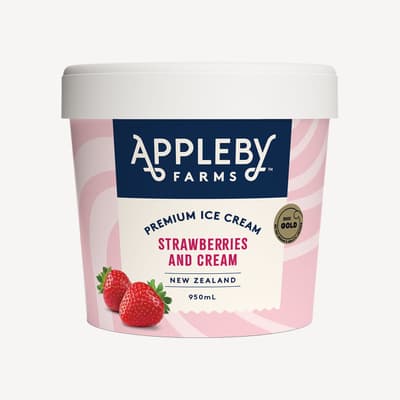 Appleby Farms Strawberry Ice Cream 950ml