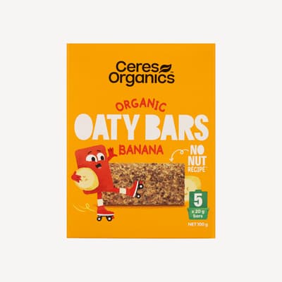 Ceres Organics Banana Oaty Bars 100g