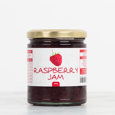 The Bottling Shed Raspberry Jam 290g