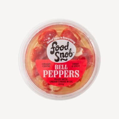 Food Snob Food Snob Bell Peppers w Cream Cheese 200g
