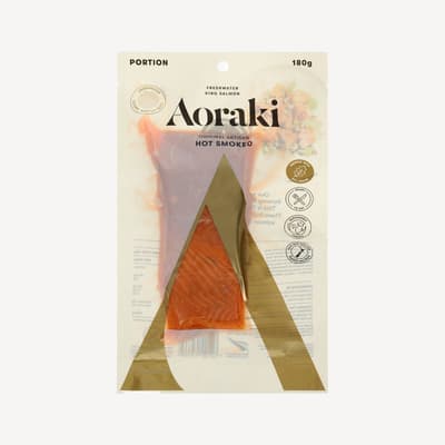 Aoraki Smokehouse Oak Roasted Hot Smoked Salmon 180g