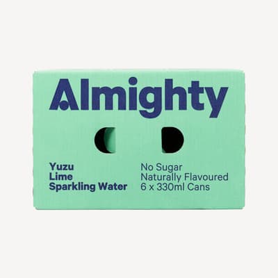 Almighty Yuzu Lime Sparkling Water 6 Pack