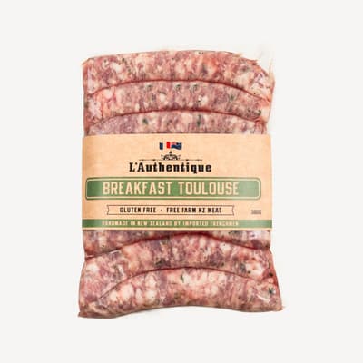 Lauthentique Breakfast Toulouse Sausages 380g