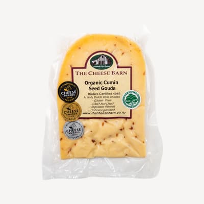 The Cheese Barn Organic Cumin Gouda Cheese 220g