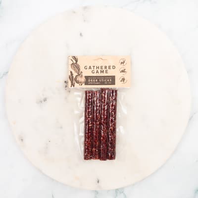 Gathered Game Garlic Pepper Deer Stick 100g