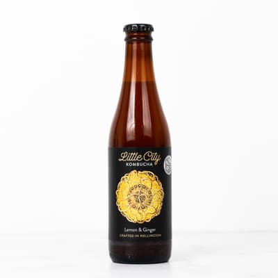 Little City Lemon & Ginger Kombucha 330ml