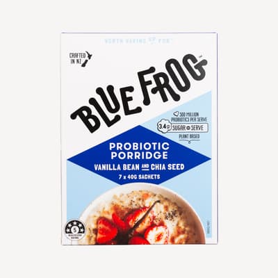 Blue Frog Vanilla Bean & Chia Seed Probiotic Porridge 280g
