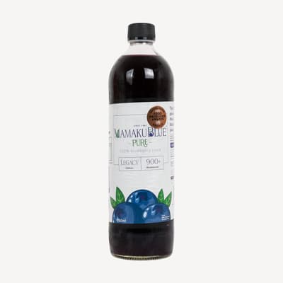 Mamaku Pure 100% Blueberry Juice 750ml