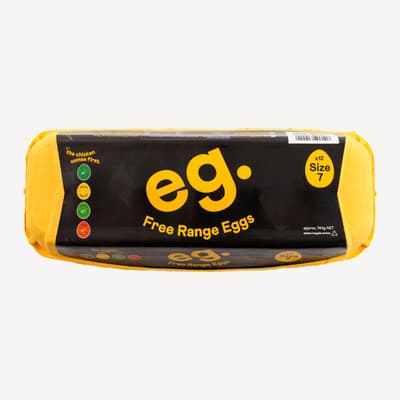 Eg Free Range Eggs Dozen 12 Pack