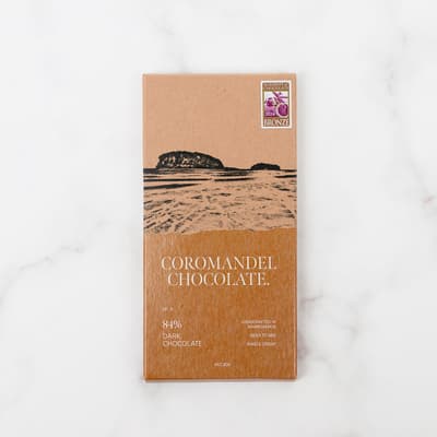 Coromandel Chocolate 84% Dark Chocolate Bar 80g