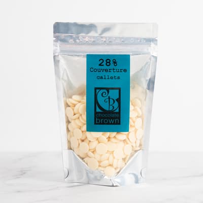 Go Bake White 28% Choc Callets 150g